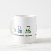 Merry Measure Chemistry Science Erlenmeyer Holiday Koffiemok (Voorkant links)