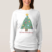 Merry Meeple kerstboom Shirt vrouwen (Voorkant)