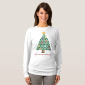 Merry Meeple kerstboom Shirt vrouwen (Voorkant volledig)