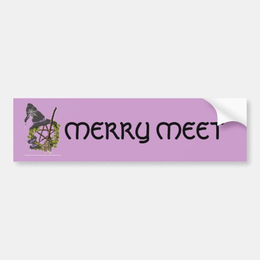 Merry Meet Bumpersticker (Voorkant)