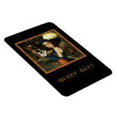 Merry Meet Cute Autumn Witch Flexi Magnet Magneet (Rechterzijde)