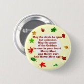 Merry Meet Ronde Button 5,7 Cm (Voorkant /achterkant)