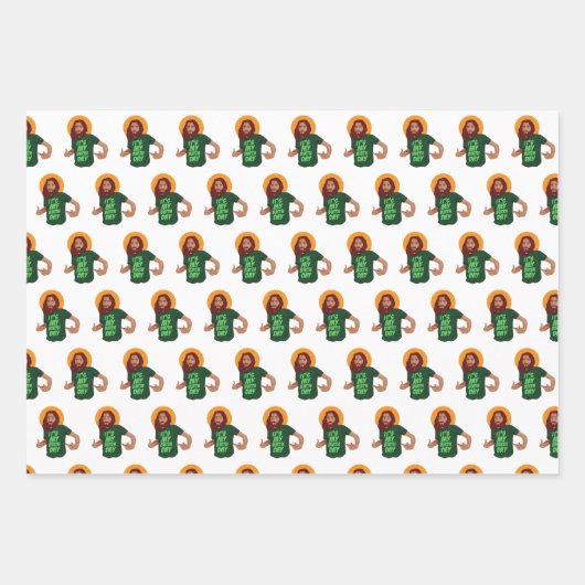 Merry Meme Wrapping Paper 3 Pack (Voorkant 2)