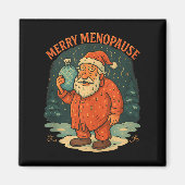 Merry Menopause Funny Santa Meme Tank Top  Magneet (Voorkant)
