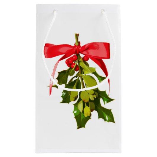 Merry Mermaid Kerstmistletoe Klein Cadeauzakje (Achterkant)