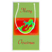 Merry Mermaid Kerstmistletoe Klein Cadeauzakje (Voorkant)