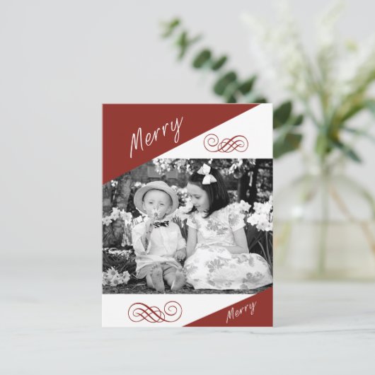 Merry, Merry - briefkaart (Staand voorkant)