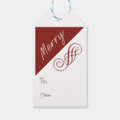 Merry, Merry - cadeaulabels (Achterkant)