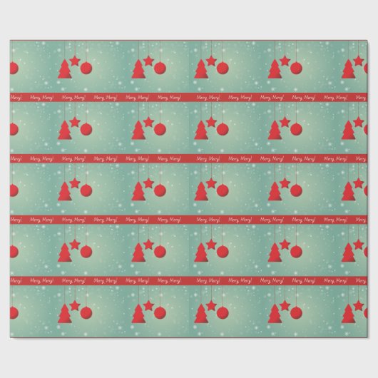 Merry, Merry. Cadeaupapier (Zoom)