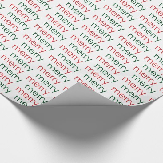 Merry Merry Cadeaupapier (Hoek)