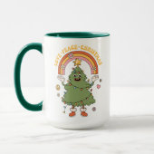 Merry Merry Christmas - Wees groovy en helder Mok (Links)