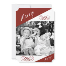 Merry, Merry Custom Photo Card