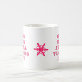 Merry Merry Good Stuff Roze koffie Mok (Center)