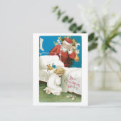 Merry Merry kerst Feestdagenkaart (Staand voorkant)