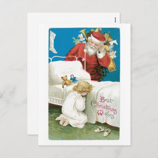 Merry Merry kerst Feestdagenkaart (Voorkant / Achterkant)