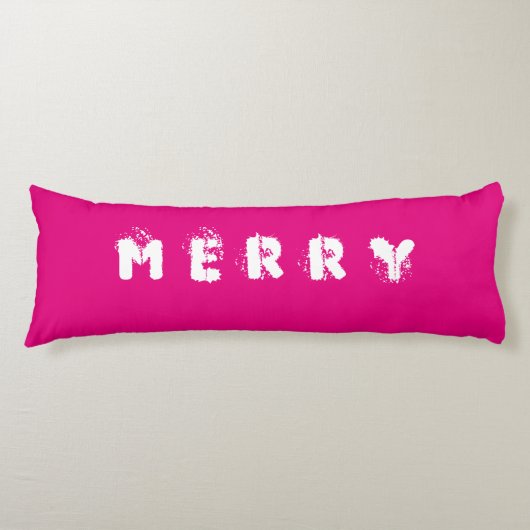 MERRY Merry Kerstbody Pillow Lichaamskussen (Voorkant)