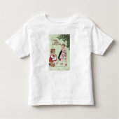 Merry Merry Kerstmis met speelgoed in de boom Kinder Shirts (Voorkant)