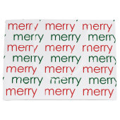 Merry Merry Large Cadeautasje (Voorkant)