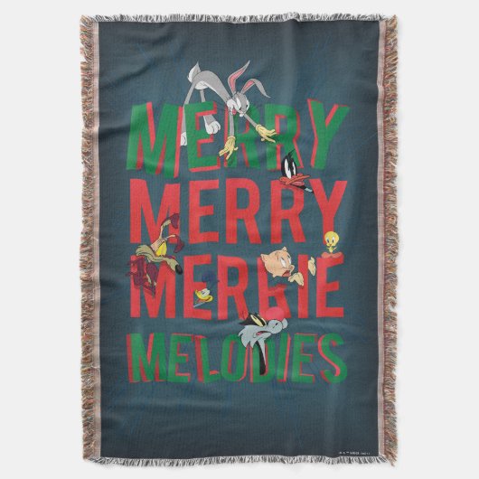 Merry Merry MERRIE MELODIES™ Deken (Voorkant Verticaal)