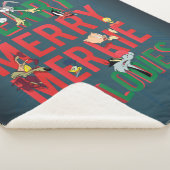 Merry Merry MERRIE MELODIES™ Sherpa Deken (3/4)