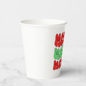 Merry Merry Merry Papieren Bekers (Rechts)