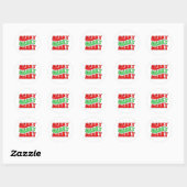 Merry Merry Merry Ronde Sticker (Vel)