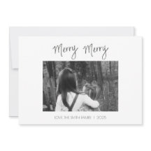 Merry Merry Minimalist - Handgeschreven Kerstkaart