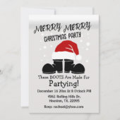 Merry Merry Santa Boots Kaart (Voorkant)