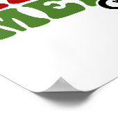 Merry Merry Season - Retro Holiday Art Poster (Hoek)