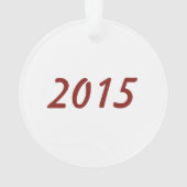 Merry, Merry, sierbloem Ornament (achterkant)