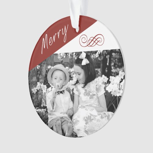 Merry, Merry, sierbloem Ornament (voorkant)