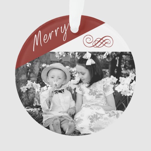 Merry, Merry, sierbloem Ornament (voorkant)