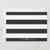 Merry Message Holiday Photo Card - zwart Feestdagenkaart (Achterkant)