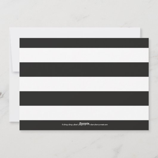 Merry Message Holiday Photo Card - zwart Feestdagenkaart (Achterkant)