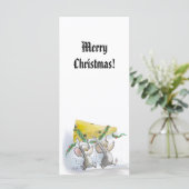 Merry Mice Mic en Mac Holiday Bladwijzer (Staand voorkant)
