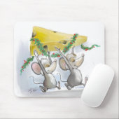 Merry Mice Mic en Mac Mousepad Muismat (Met muis)