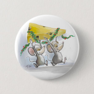 Merry Mice Mic & Mac Button