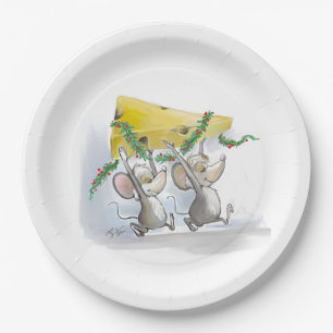 Merry Mice Mic & Mac Holiday Paper Bord