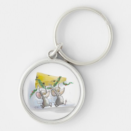 Merry Mice Mic & Mac Holiday Sleutelhanger (Voorkant)