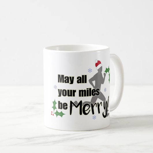 Merry Miles 2.0 Holiday Runner Coffee Cup Koffiemok (Voorkant rechts)