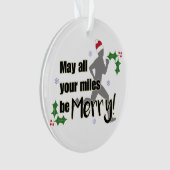 Merry Miles 2.0 Holiday Runners Kerstversiering Ornament (voorkant)