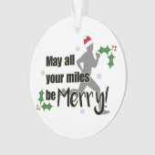 Merry Miles 2.0 Holiday Runners Kerstversiering Ornament (voorkant)