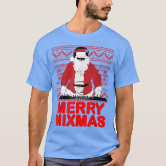 Merry Mimas aan de DJ Santa Vader Kerst grappig T-shirt
