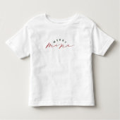Merry Mini Cute Script Toddler-Shirt voor kerstmis Kinder Shirts (Voorkant)