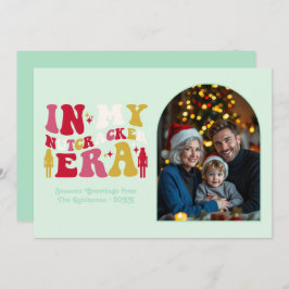 Merry Mint In My Nutcracker Era Christmas Photo Feestdagenkaart