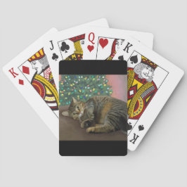 Merry Mischief - Kerst Kat Pokerkaarten