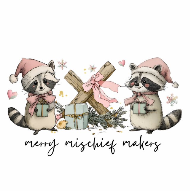 Merry Mischief Makers Staand Fotobeeldje (Voorkant)