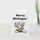 Merry Mishegas Chrismukkah Card Kaart (Voorkant)