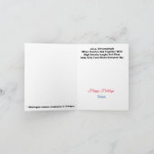 Merry Mishegas Chrismukkah Card Kaart (Binnen)