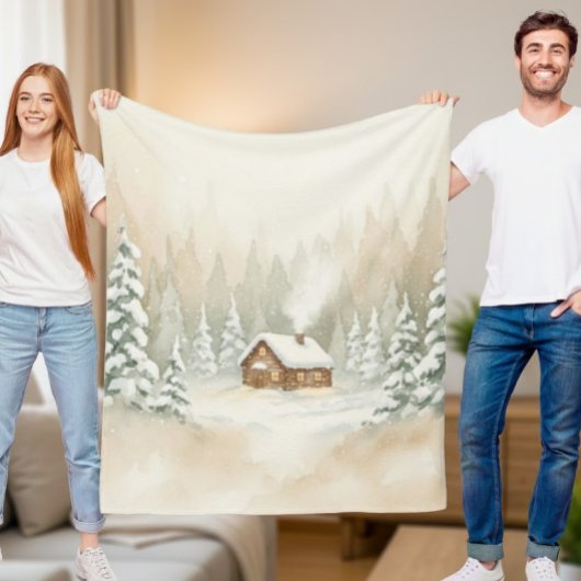 Merry Mist Cozy Fleece Blanket – 50"x60"